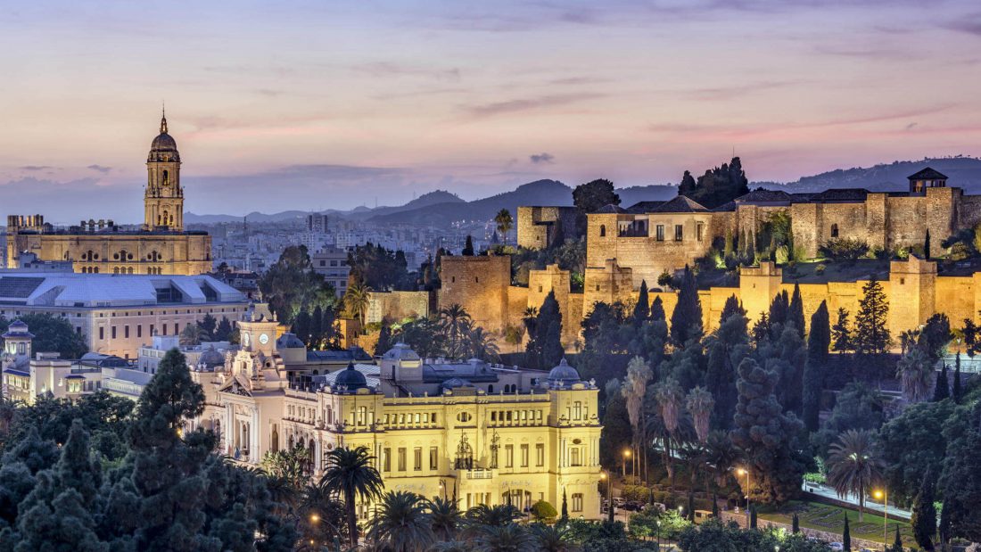 Málaga in winter