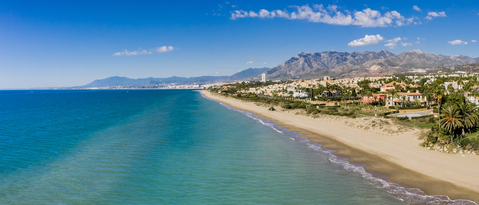 Panoramic sea and mountain view Los Monteros Marbella