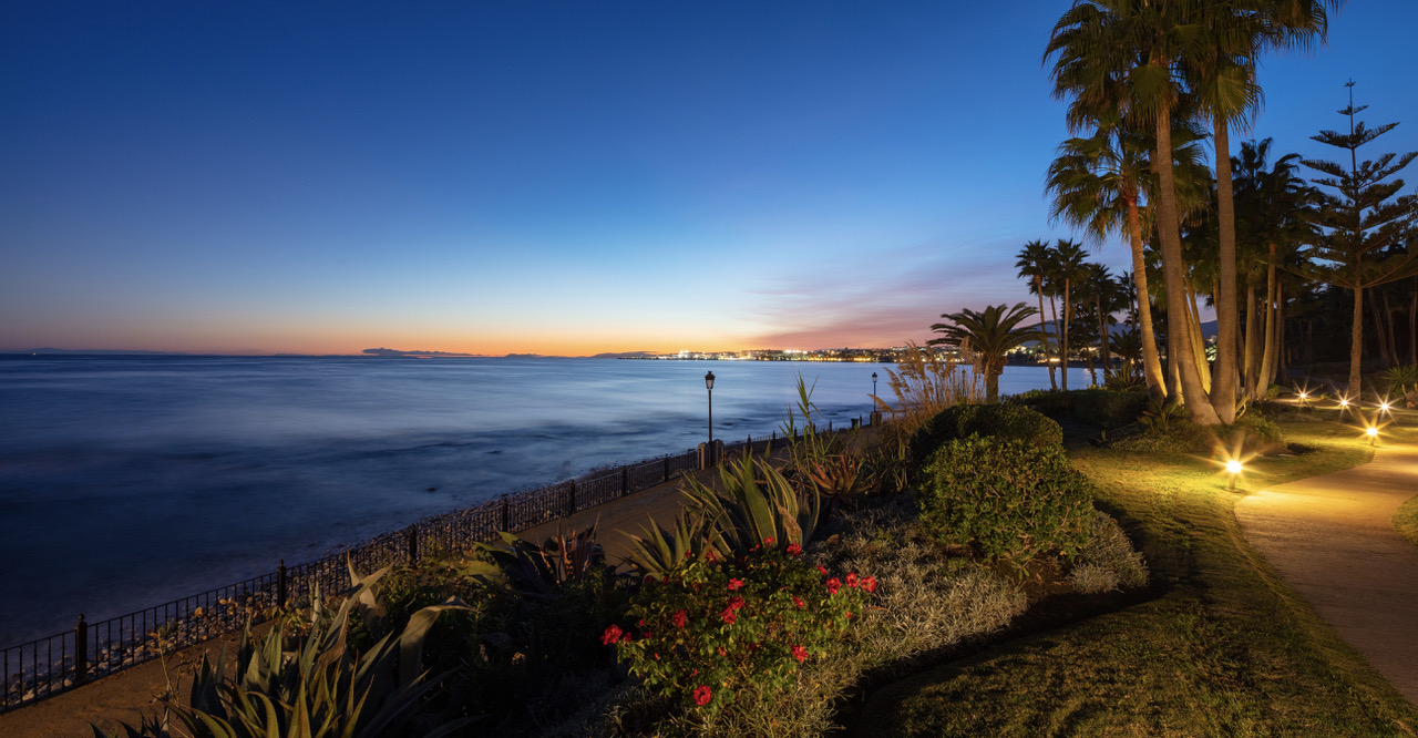 Sea views from Marbella Golden Mile luxury villa