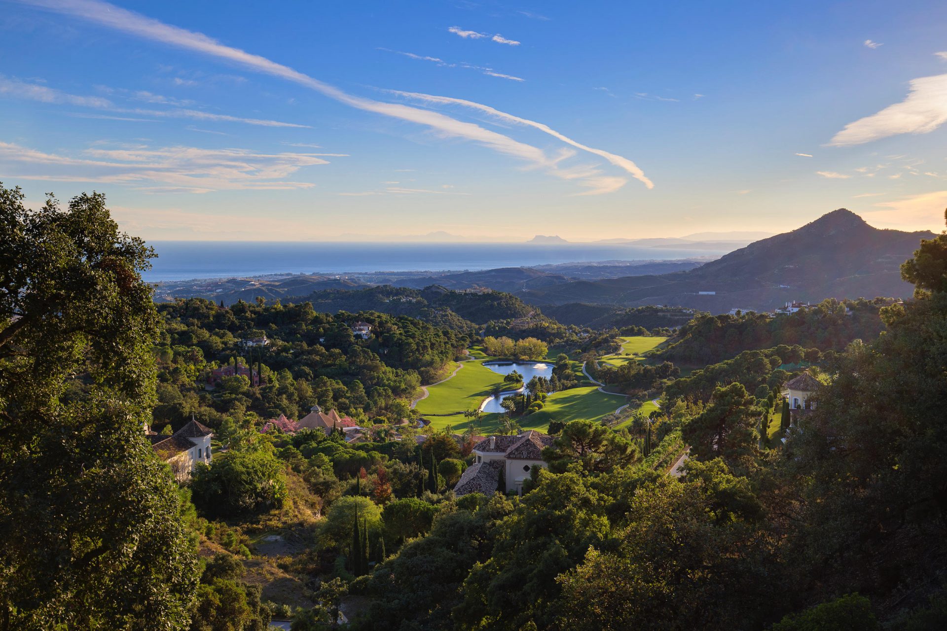 Panoramic photo of La Zagaleta