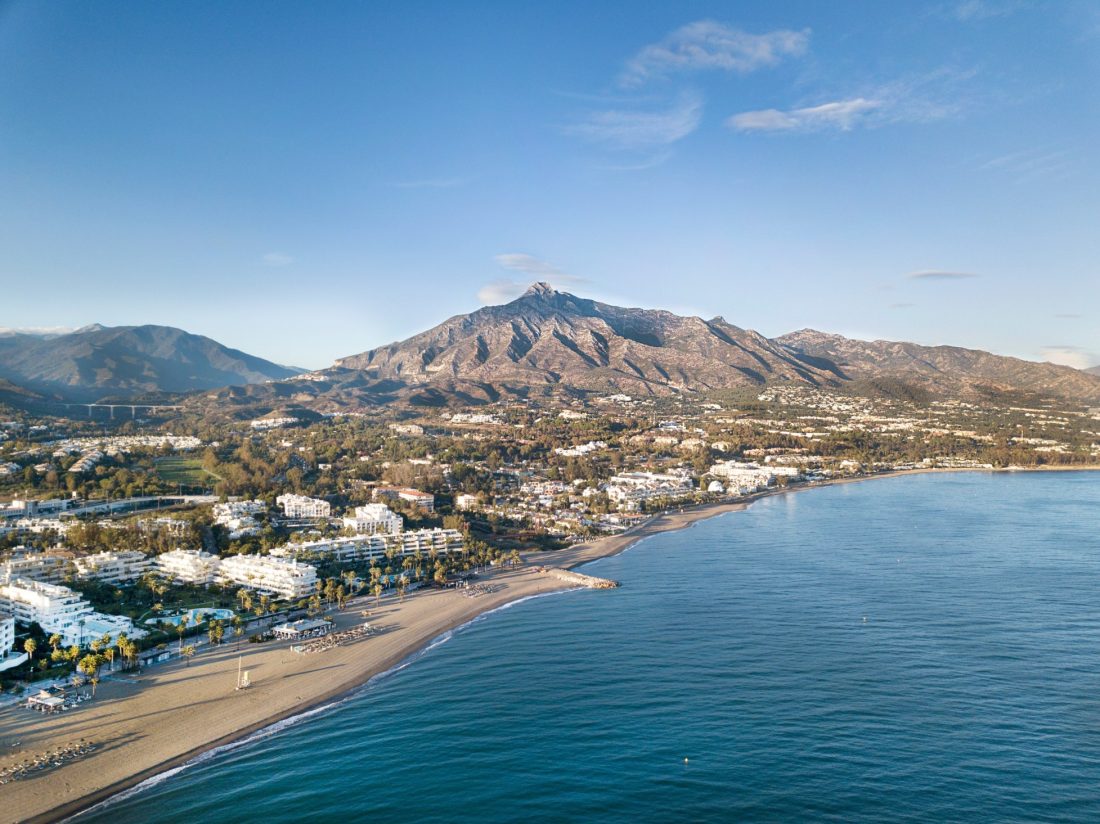 Marbella panoramic con la Concha